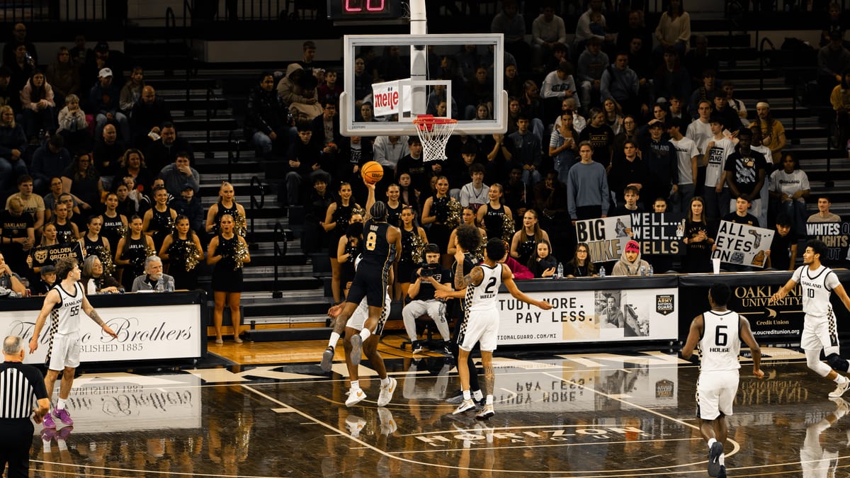 Short-Handed Norse Hang Tough Early Before Oakland Takes Control Winning 76-65